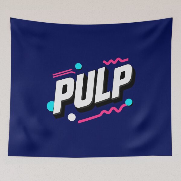 Item preview, Pulp Retro 90s Block Letter Typography designed and sold by amaliagarci.