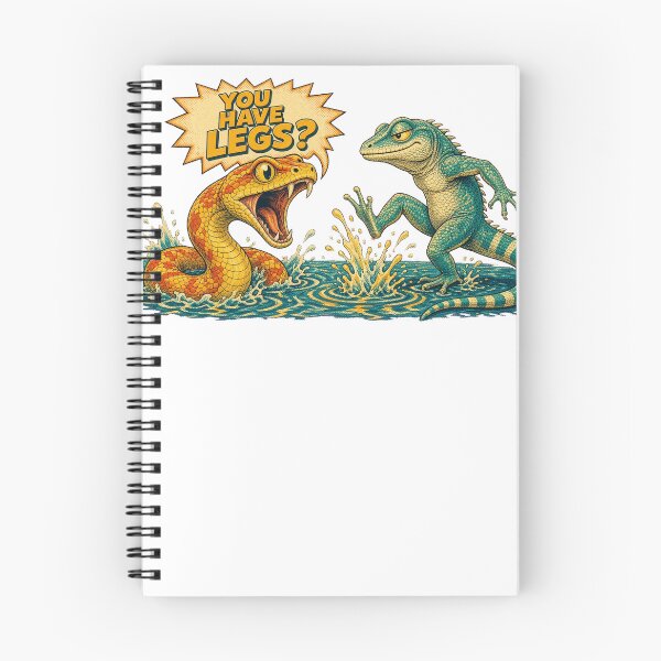 Item preview, You Have Legs Funny Snake Lizard Meme designed and sold by HappyVibration.