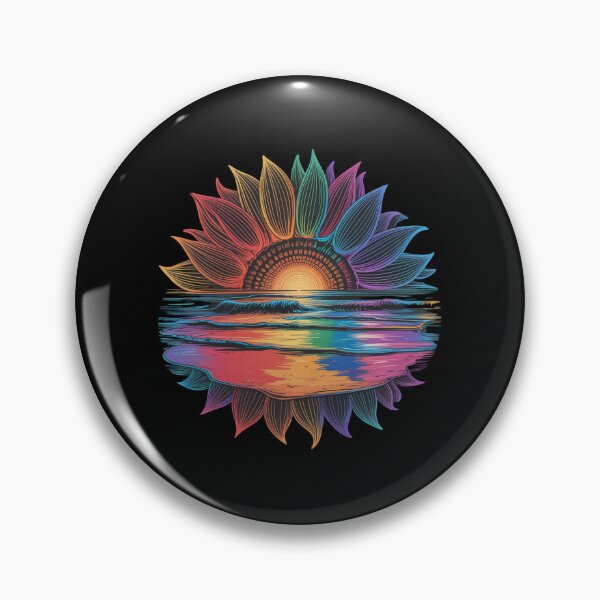 Item preview, a sandy beach with the sun setting on the horizon behind the ocean  designed and sold by 123ks.