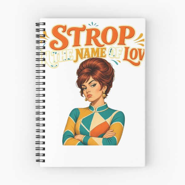 Item preview, Strop In The Name Of Love Funny Barber Razor Pun designed and sold by HappyVibration.
