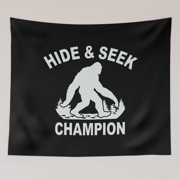 Item preview, Hide And Seek Champion Bigfoot Silhouette designed and sold by KristiTaylorArt.