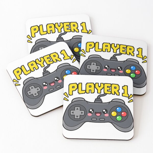 Item preview, Player 1 - Cute Retro Controller designed and sold by victorsuarez.