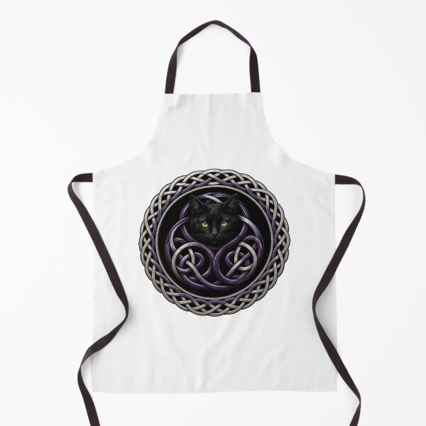 Item preview, Celtic Knot Triskele Black Cat designed and sold by Freckled-Monkey.