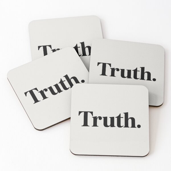 Item preview, Truth. – Minimalist Inspirational Typography designed and sold by Jollys-ArtShop.