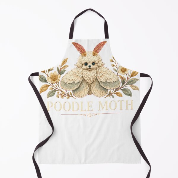 Item preview, Poodle Moth Funny Bug Insect Lover Gift designed and sold by HappyVibration.