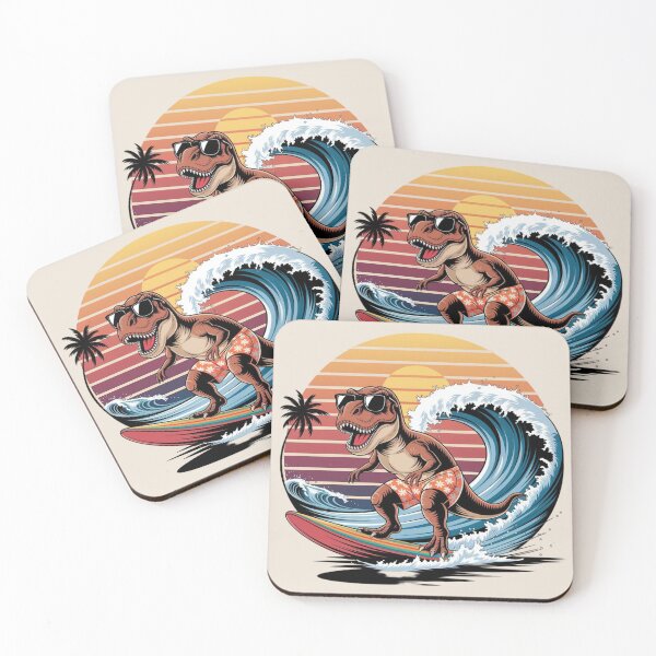 Item preview, Surfing Dinosaur designed and sold by 123ks.