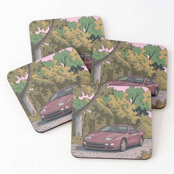 Item preview, Nissan Fairlady Z32 300ZX Retro Anime Aesthetic JDM Car Art designed and sold by Motorline44.