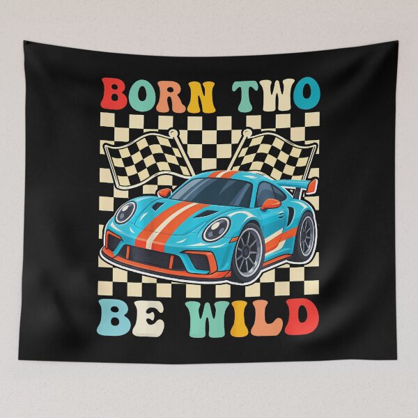 Item preview, Race Car 2Nd Birthday Boy Racing 2 Year Old Boys Bday Party designed and sold by Starry-Mirage.