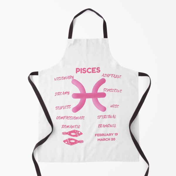 Item preview, Pisces Zodiac Sign Astrology Symbol Horoscope - Soft Pink & White designed and sold by ZODIARA.