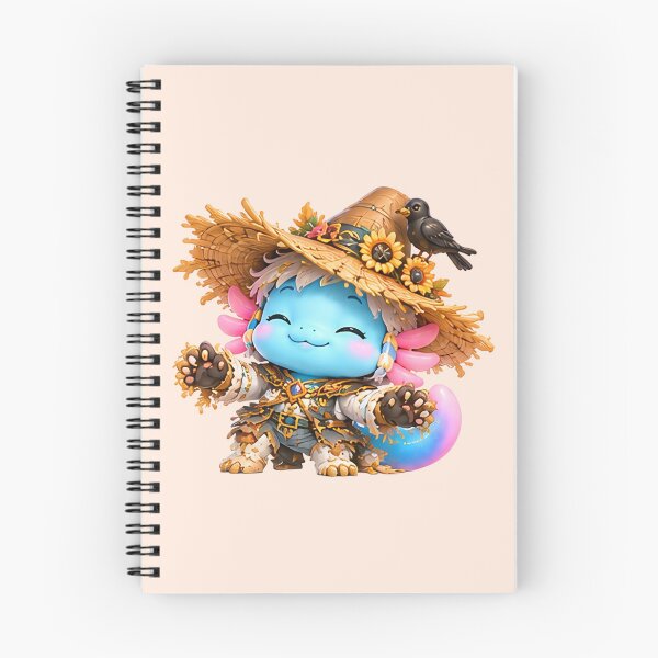 Item preview, Lolan the Scarecrow | Cute Axolotl Scarecrow | Fantasy Character designed and sold by Zaru Art Studio.