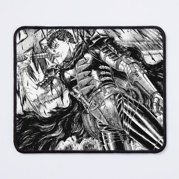Item preview, Guts Berserk Manga Art - Black Swordsman Dark Fantasy Illustration designed and sold by DanisPixieArt.