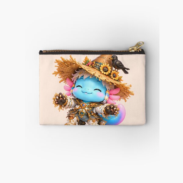 Item preview, Lolan the Scarecrow | Cute Axolotl Scarecrow | Fantasy Character designed and sold by Zaru Art Studio.