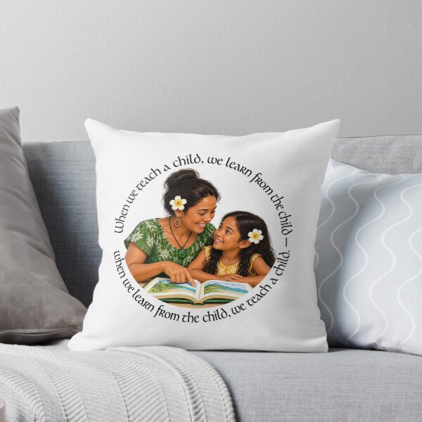 Item preview,   	 Polynesian Education Proverb - When we teach a child | Pacific Art designed and sold by ShakaLife.org.