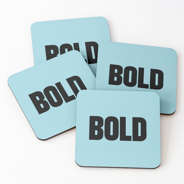 Item preview, BOLD. – Minimalist Bold Typography Statement designed and sold by Jollys-ArtShop.