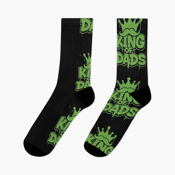 Item preview, King of Dads – Funny Crown & Mustache Graffiti Design designed and sold by TipTop GFX.