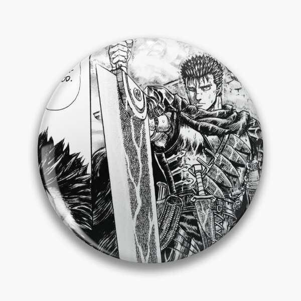 Item preview, Guts Berserk Manga Art - Black Swordsman Dark Fantasy Illustration designed and sold by DanisPixieArt.