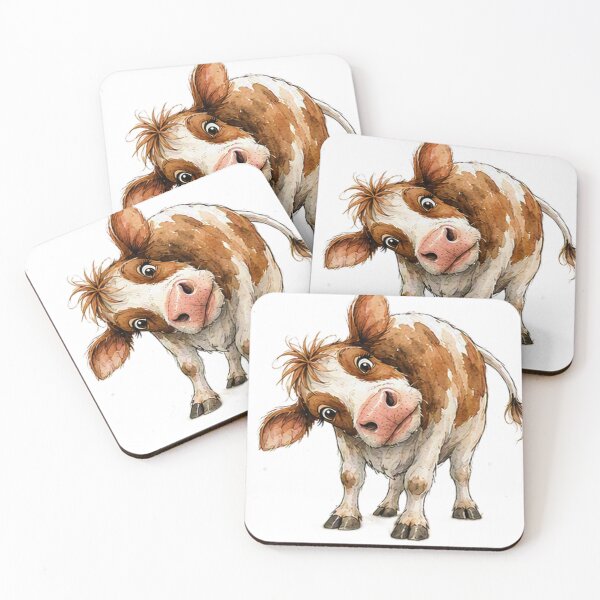 Item preview, Cute Cow  designed and sold by Beyond The Canvas.