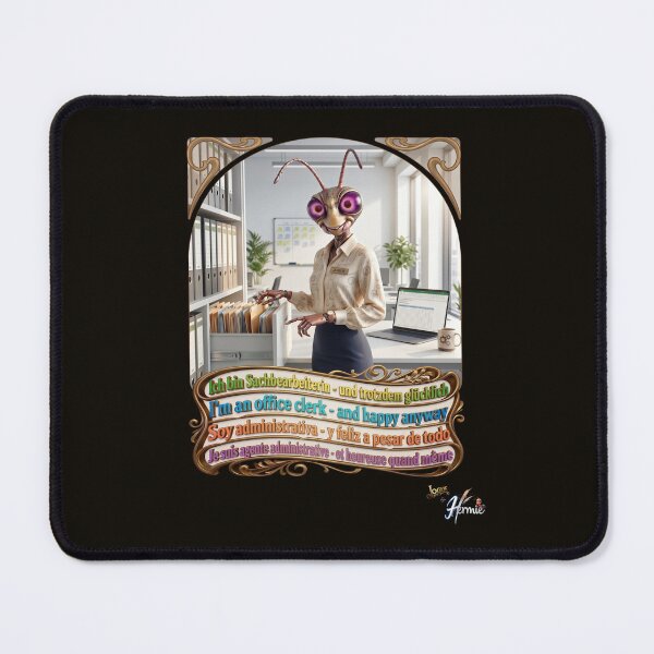 Item preview, Grasshopper JOGUE by HERMIE: Office Clerk Female Admin Job Pop Art designed and sold by HERMIE-design.
