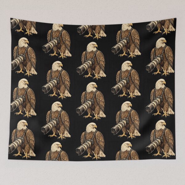Item preview, Photographer Eagle with Camera designed and sold by RealestInternet.