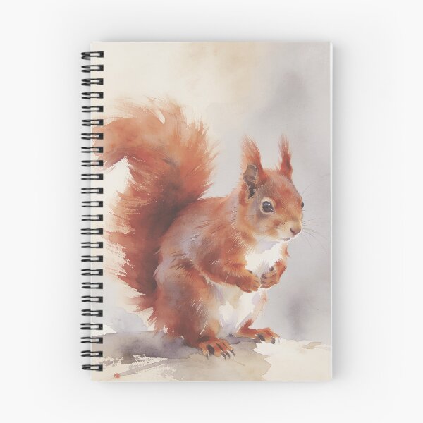 Item preview, Watercolor Red Squirrel Portrait designed and sold by LaylaEvans1.