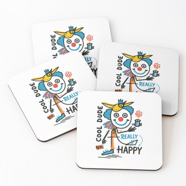 Item preview, Cool Dude Clown Happy designed and sold by Colorful-Garden.