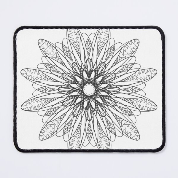 Item preview, Star Flower Stencil designed and sold by artistfourteen.