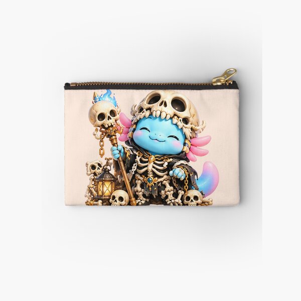 Item preview, Lolan the Skeleton | Cute Axolotl Skeleton | Fantasy Character Art designed and sold by Zaru Art Studio.