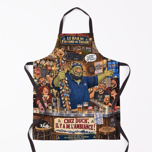Item preview, The Bar in the heart of Trégor – Chez Duch’ designed and sold by sirmarleyart.