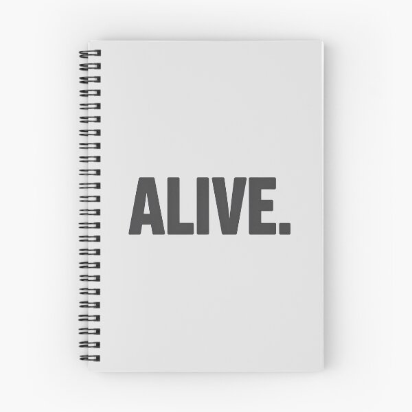 Item preview, ALIVE. – Minimalist Inspirational Typography designed and sold by Jollys-ArtShop.