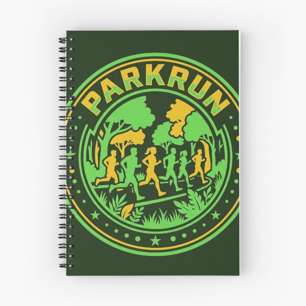 Item preview, Parkrun Retro Green Seal Running Club Forest Trail Runner Graphic designed and sold by KiwiRider.