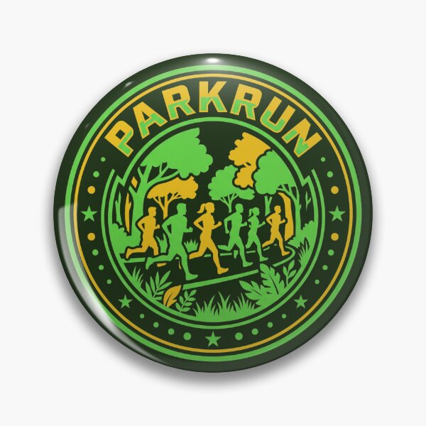Item preview, Parkrun Retro Green Seal Running Club Forest Trail Runner Graphic designed and sold by KiwiRider.
