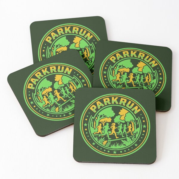 Item preview, Parkrun Retro Green Seal Running Club Forest Trail Runner Graphic designed and sold by KiwiRider.