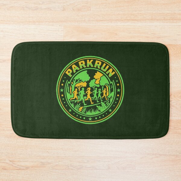 Item preview, Parkrun Retro Green Seal Running Club Forest Trail Runner Graphic designed and sold by KiwiRider.