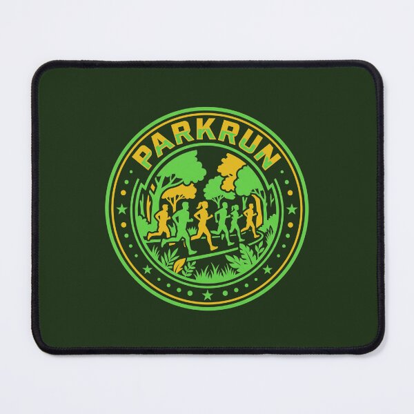Item preview, Parkrun Retro Green Seal Running Club Forest Trail Runner Graphic designed and sold by KiwiRider.