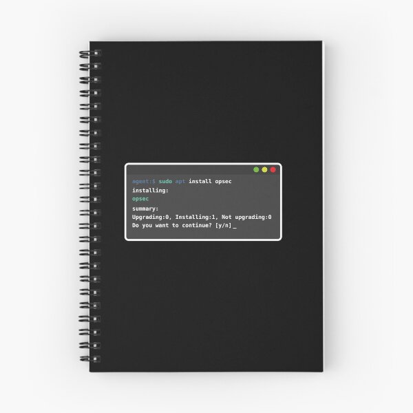 Item preview, Sudo Apt Install Opsec – Terminal Linux Design designed and sold by Brido14.
