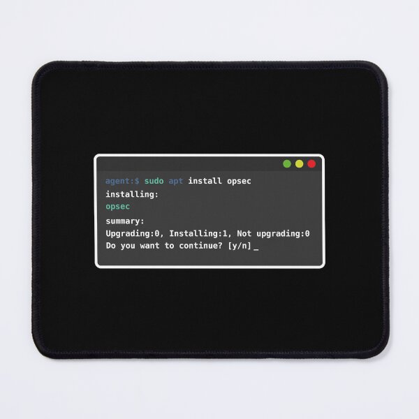 Item preview, Sudo Apt Install Opsec – Terminal Linux Design designed and sold by Brido14.