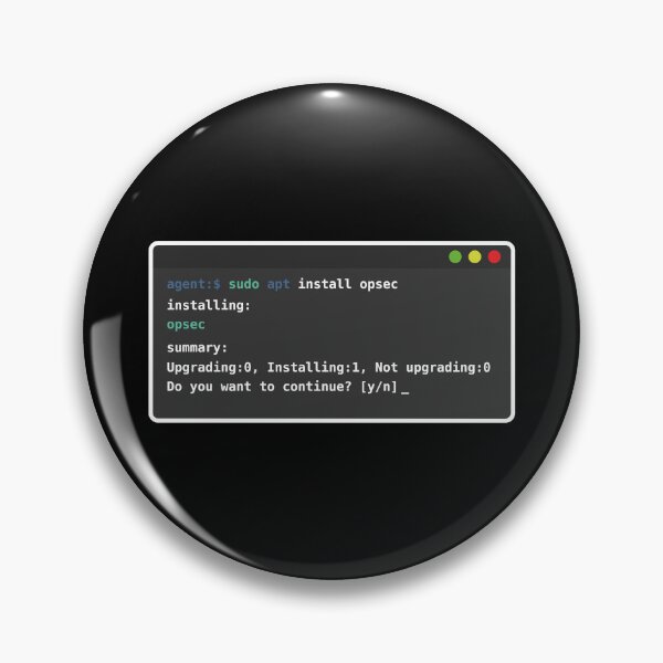 Item preview, Sudo Apt Install Opsec – Terminal Linux Design designed and sold by Brido14.
