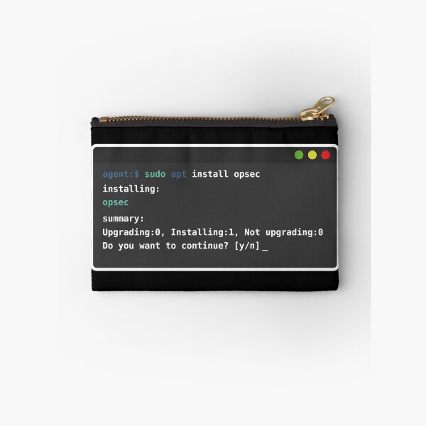 Item preview, Sudo Apt Install Opsec – Terminal Linux Design designed and sold by Brido14.
