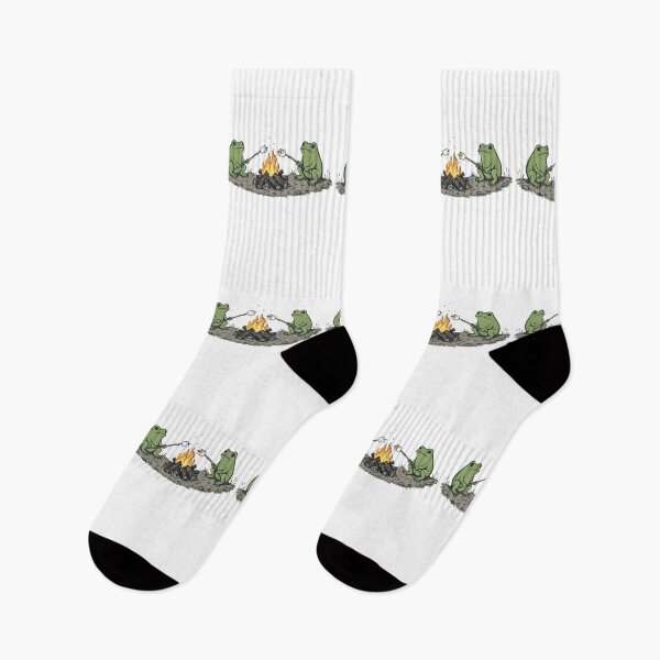 Item preview, Together Till We Croak Frogs Campfire designed and sold by KristiTaylorArt.