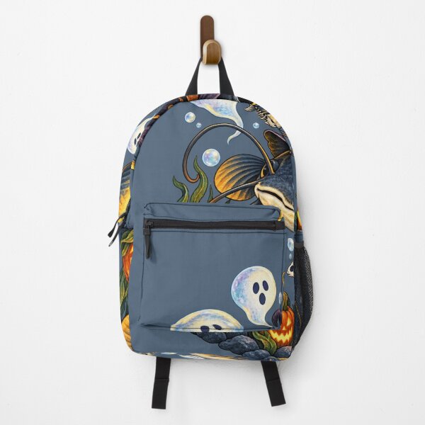 Item preview, Halloween Witch Catfish – Spooky Ghosts, Jack-o’-Lanterns & Magical Underwater Fantasy designed and sold by HOUSE OF TIST.
