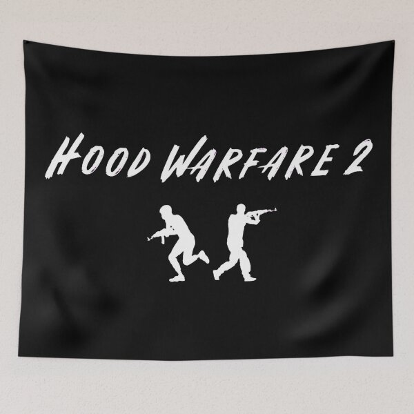 Item preview, Hood Warfare 2 Urban Gaming Shooter Silhouette Graphic designed and sold by kanjxtan.
