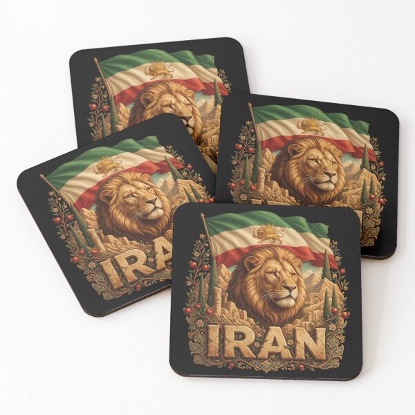 Item preview, Iran Heritage – Lion & Sun Emblem designed and sold by FlagX.