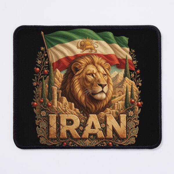 Item preview, Iran Heritage – Lion & Sun Emblem designed and sold by FlagX.