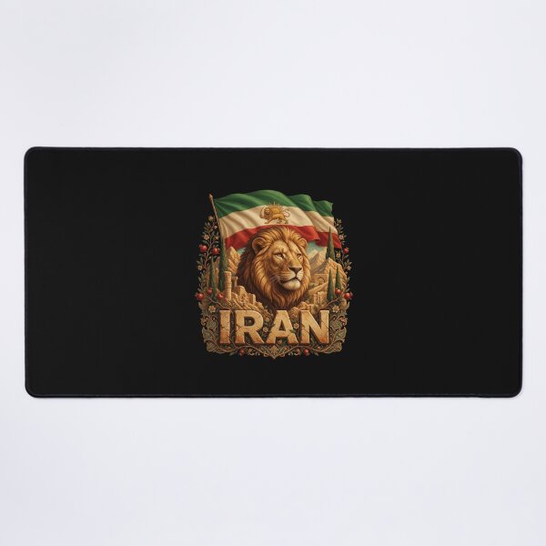 Item preview, Iran Heritage – Lion & Sun Emblem designed and sold by FlagX.