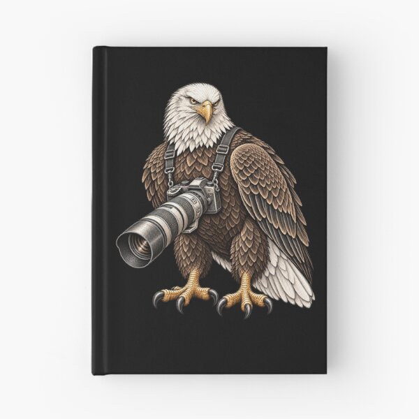 Item preview, Vintage Bald Eagle Wildlife Photographer - Camera Birdwatching Humor designed and sold by JustBeStylish.