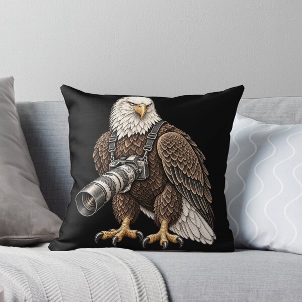 Item preview, Vintage Bald Eagle Wildlife Photographer - Camera Birdwatching Humor designed and sold by JustBeStylish.
