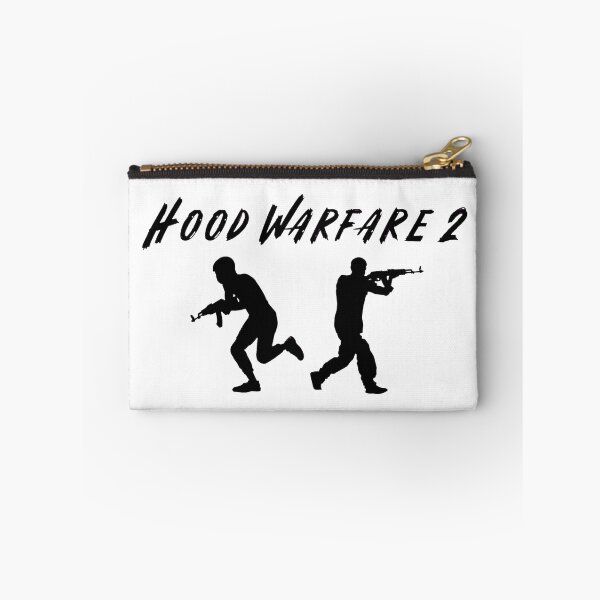 Item preview, Hood Warfare 2 Urban Gaming Shooter Black Silhouette Graphic designed and sold by kanjxtan.