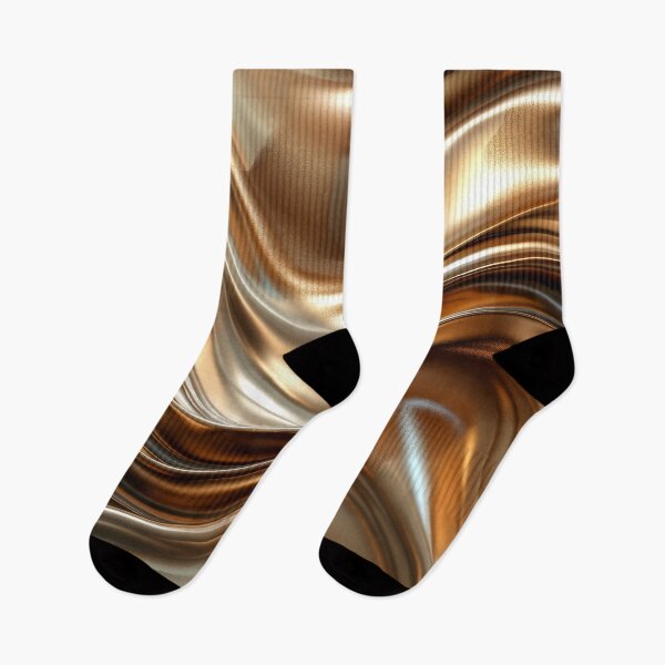 Item preview, Luxurious Liquid Metal and Silk Abstract Wave Art designed and sold by MargaretWiktor.