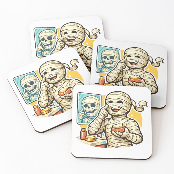 Item preview, Funny mummy during skincare routine designed and sold by VisualLine.al.