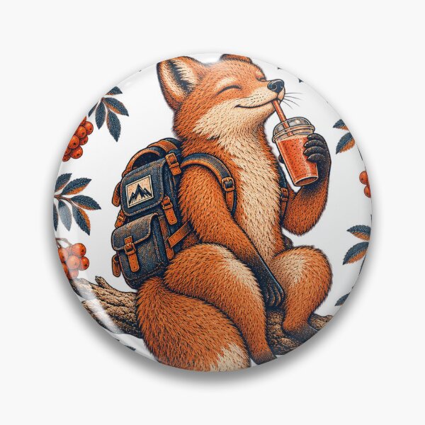 Item preview, Forest Fuel for the Soul Fox Hiking Smoothie T-Shirt Design designed and sold by KIDEnia.